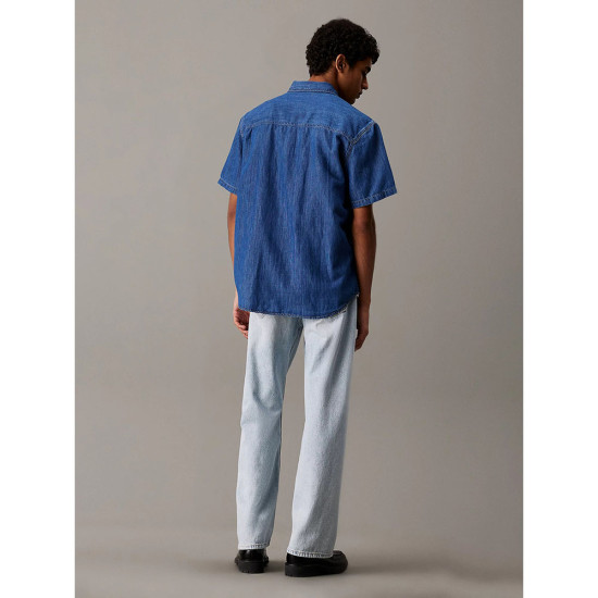 Calvin Klein Ανδρικό πουκάμισο Denim Short Sleeve Shirt
